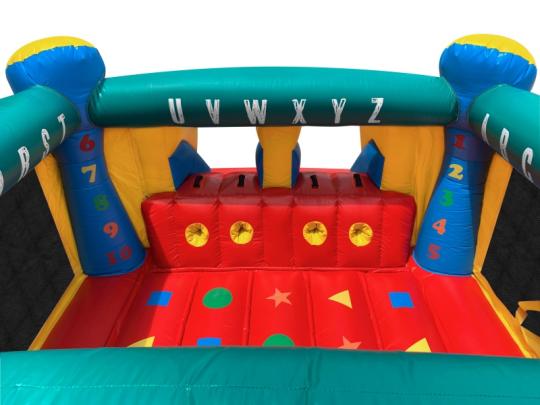 Educational Bounce House with Slide