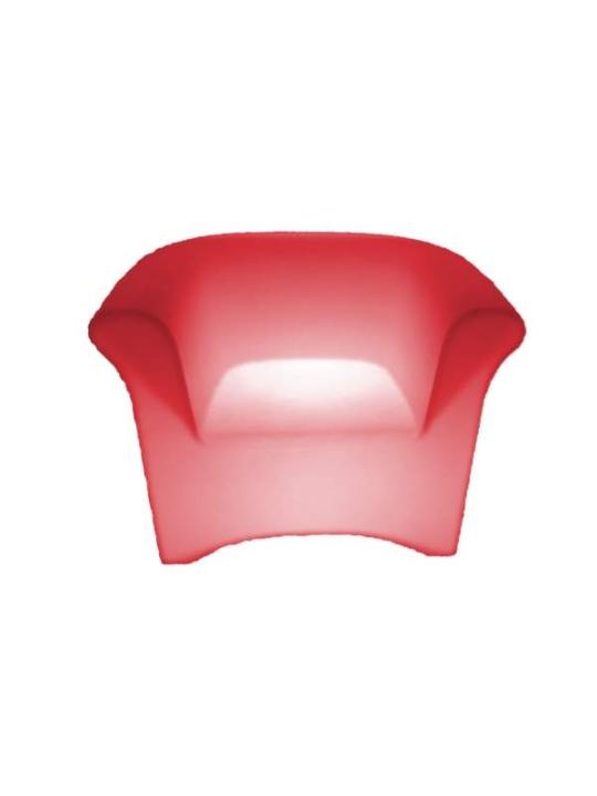 Bold Red LED Single Sofa