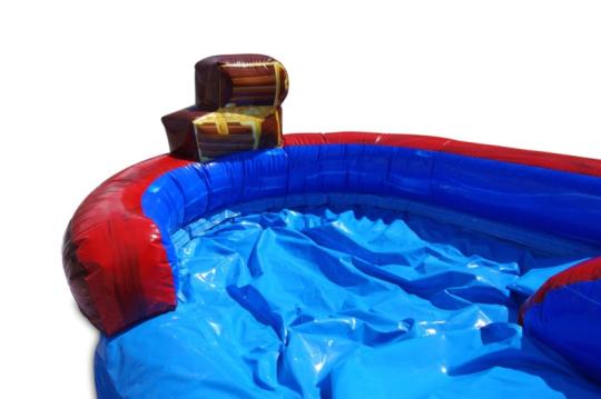 pirate themed water slide