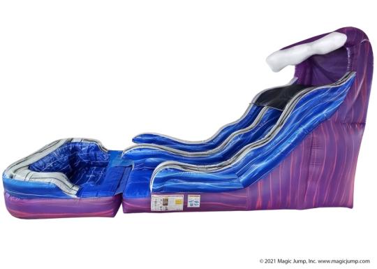 15' Purple Crush Water Slide