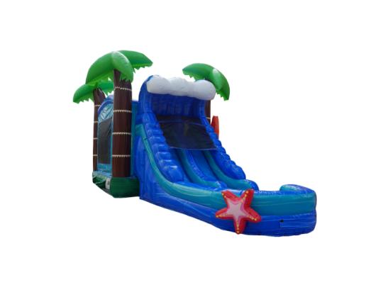  5in1 Aloha Bounce House Waterslide