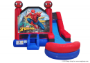 spider man bounce house waterslide