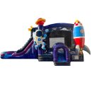 Large 5in1 Galaxy Voyager Combo Waterslide Dual Lane