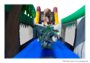 jurassic world inflatable obstacle